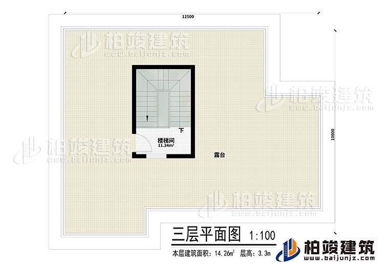 頂樓：樓梯間、露台