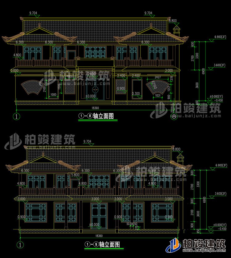 正立麵圖