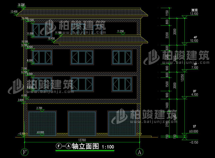 正立麵圖