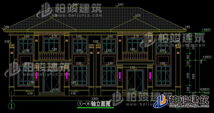 正立麵圖