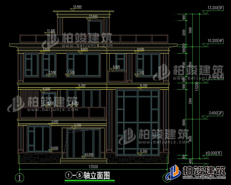 正立麵圖